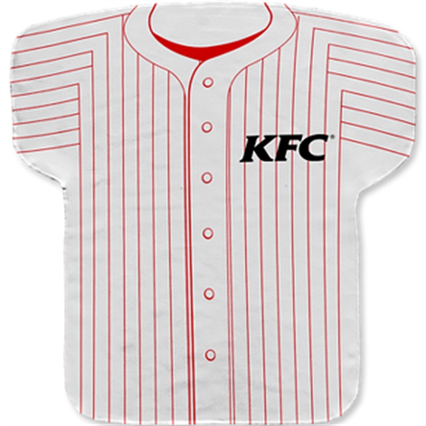 17" x 18" jersey-shaped cooling towel with edge-to-edge sublimation.... from ASI 57653 Gold Bond