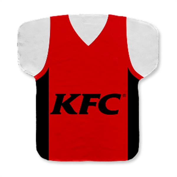 17" x 18" jersey-shaped cooling towel with edge-to-edge sublimation.... from ASI 57653 Gold Bond