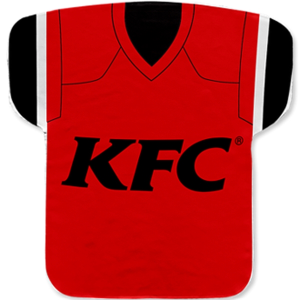 17" x 18" jersey-shaped cooling towel with edge-to-edge sublimation.... from ASI 57653 Gold Bond