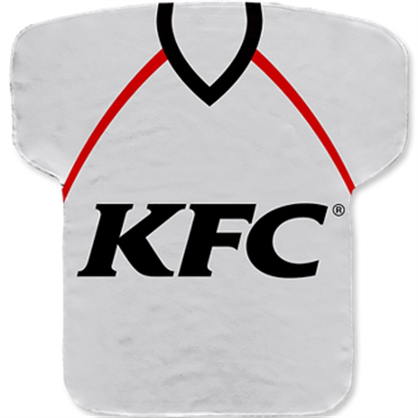 17" x 18" jersey-shaped cooling towel with edge-to-edge sublimation.... from ASI 57653 Gold Bond