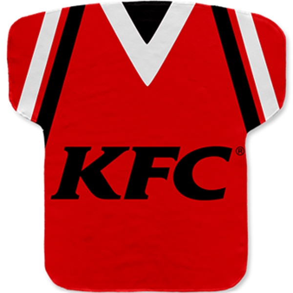 17" x 18" jersey-shaped cooling towel with edge-to-edge sublimation.... from ASI 57653 Gold Bond