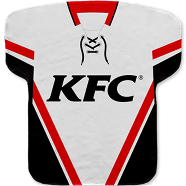 17" x 18" jersey-shaped cooling towel with edge-to-edge sublimation.... from ASI 57653 Gold Bond