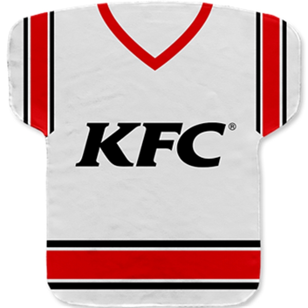 17" x 18" jersey-shaped cooling towel with edge-to-edge sublimation.... from ASI 57653 Gold Bond