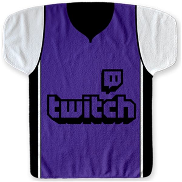 17" x 18"  jersey-shaped rally towel made of 100% polyester.... from ASI 57653 Gold Bond