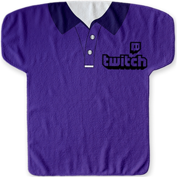 17" x 18"  jersey-shaped rally towel made of 100% polyester.... from ASI 57653 Gold Bond