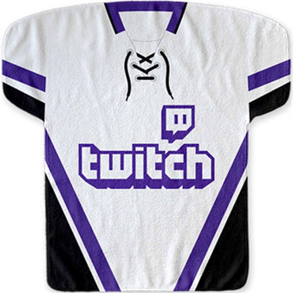 17" x 18"  jersey-shaped rally towel made of 100% polyester.... from ASI 57653 Gold Bond