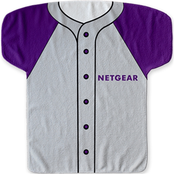 22" x 23" jersey-shaped fitness towel made of 100% polyester with... from ASI 57653 Gold Bond