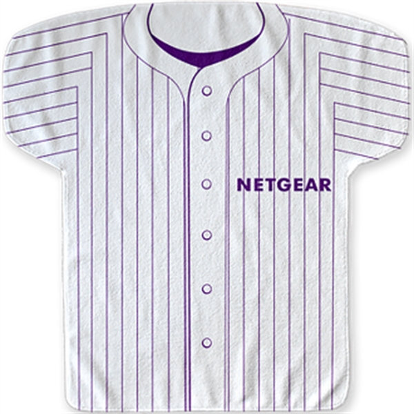 22" x 23" jersey-shaped fitness towel made of 100% polyester with... from ASI 57653 Gold Bond