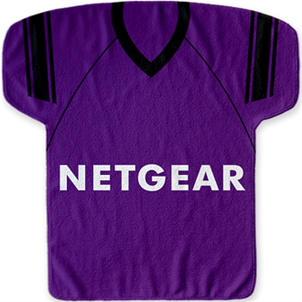 22" x 23" jersey-shaped fitness towel made of 100% polyester with... from ASI 57653 Gold Bond