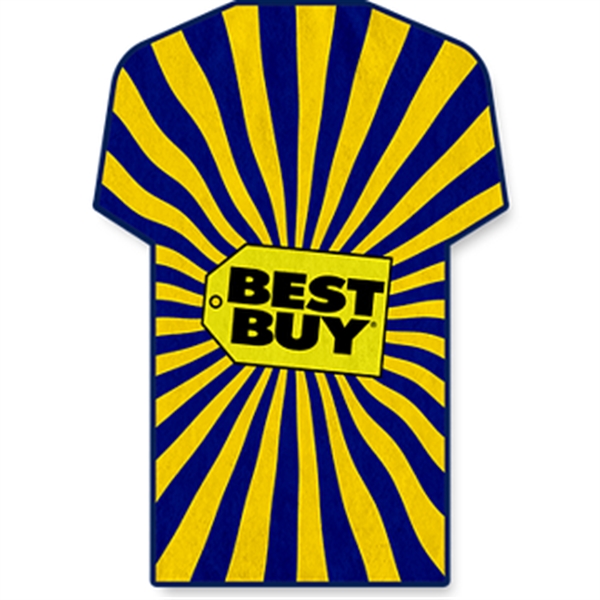 42" x 60" sports jersey-shaped beach towel made of 100% polyester.... from ASI 57653 Gold Bond
