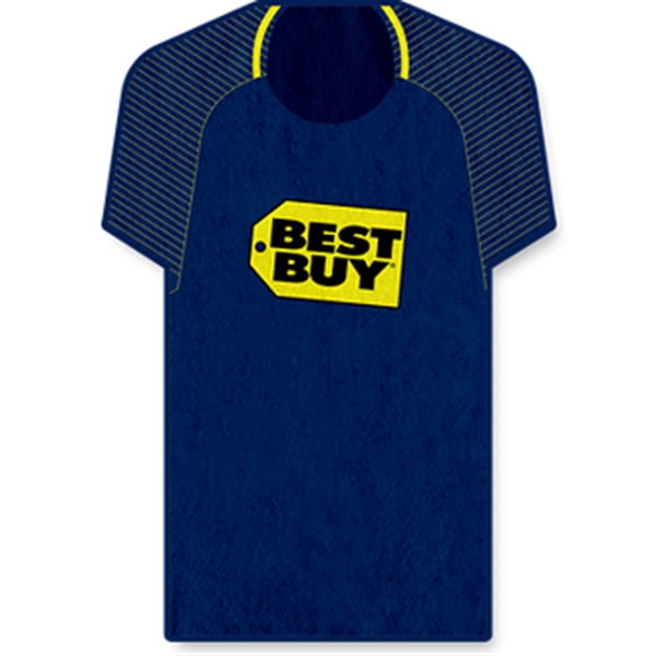 42" x 60" sports jersey-shaped beach towel made of 100% polyester.... from ASI 57653 Gold Bond