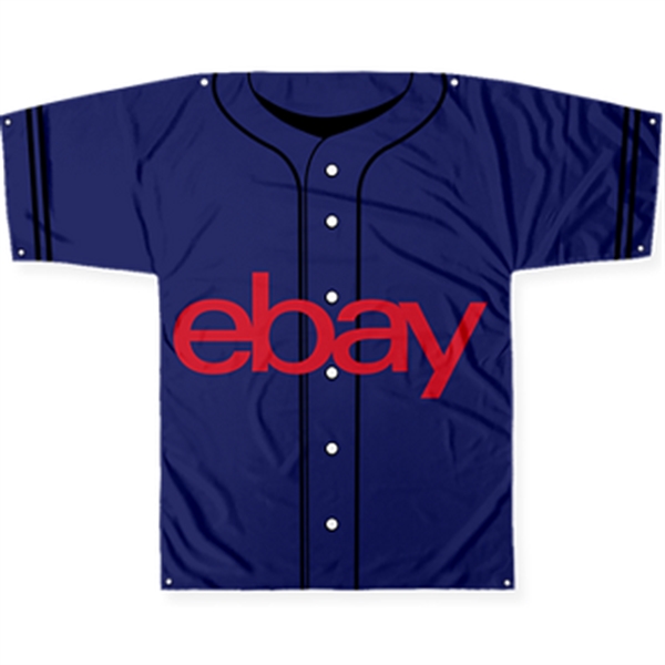 45" x 57" jersey-shaped banner with imprint options.... from ASI 57653 Gold Bond