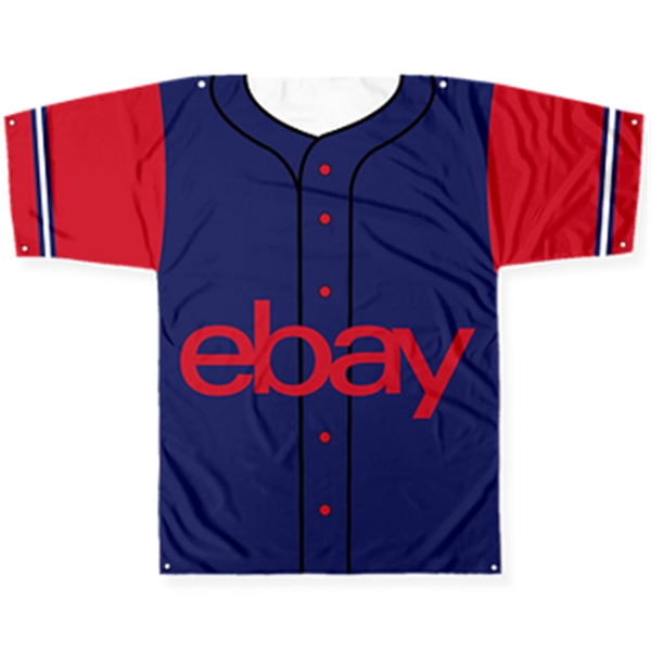 45" x 57" jersey-shaped banner with imprint options.... from ASI 57653 Gold Bond