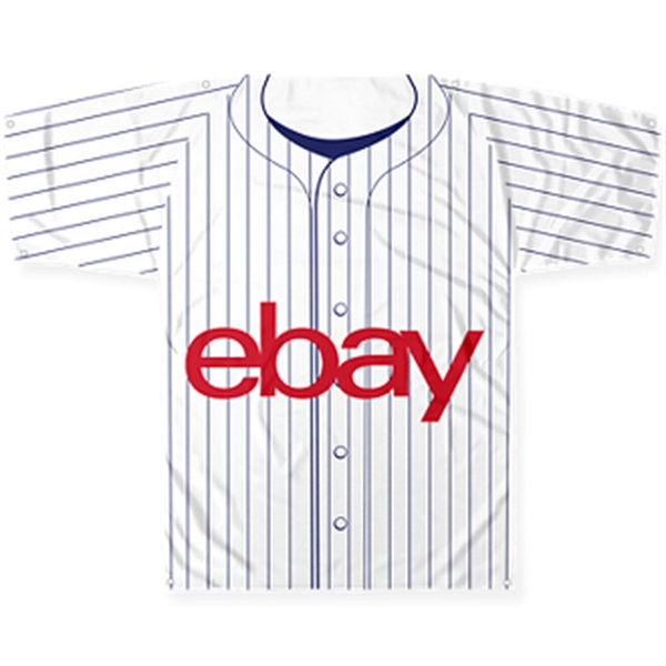 45" x 57" jersey-shaped banner with imprint options.... from ASI 57653 Gold Bond