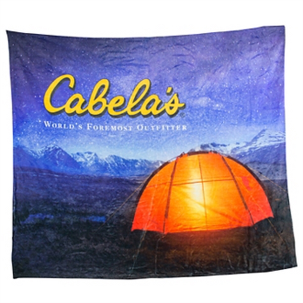 50" x 60" blanket made of 300 GSM polyester with an... from ASI 57653 Gold Bond