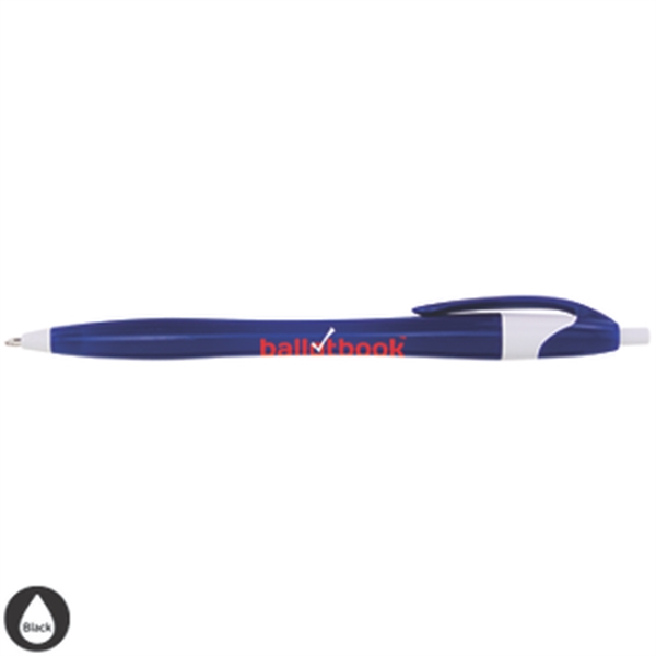 Pen with a pocket clip.... from ASI 57653 Gold Bond