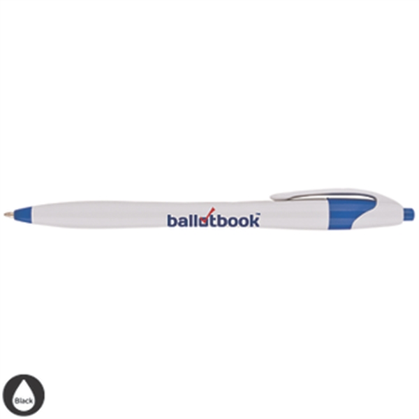 Pen with a pocket clip.... from ASI 57653 Gold Bond