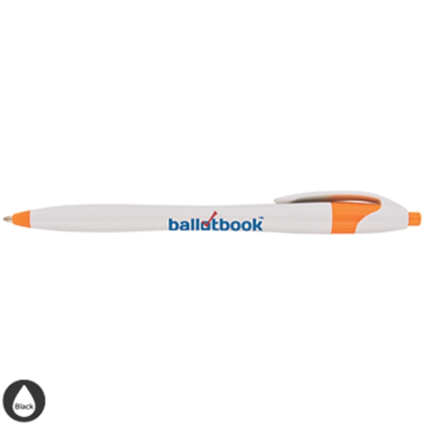 Pen with a pocket clip.... from ASI 57653 Gold Bond