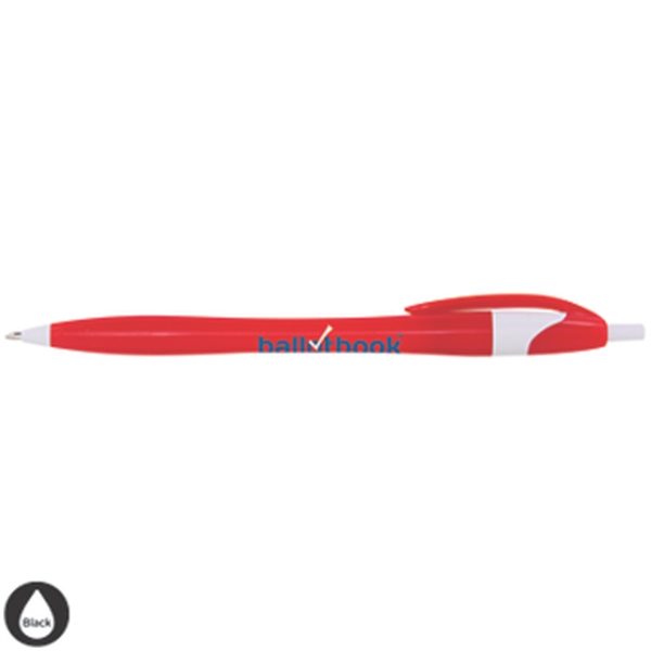 Pen with a pocket clip.... from ASI 57653 Gold Bond