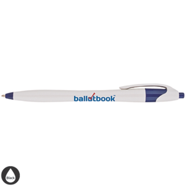 Pen with a pocket clip.... from ASI 57653 Gold Bond