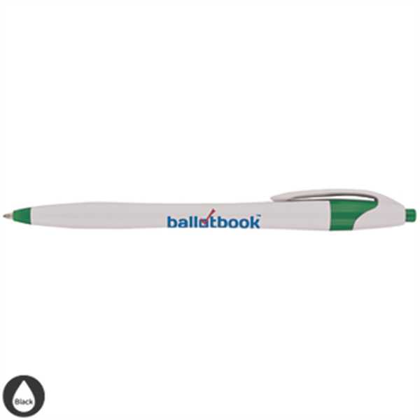 Pen with a pocket clip.... from ASI 57653 Gold Bond