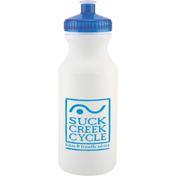 20-ounce water bottle with a lid.... from ASI 57653 Gold Bond