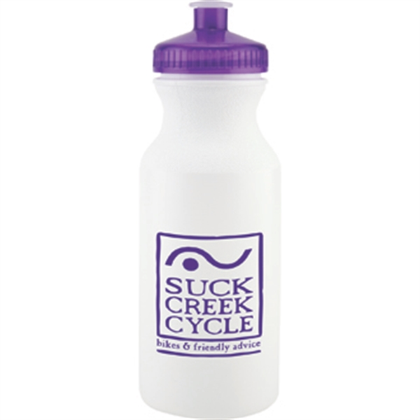 20-ounce water bottle with a lid.... from ASI 57653 Gold Bond