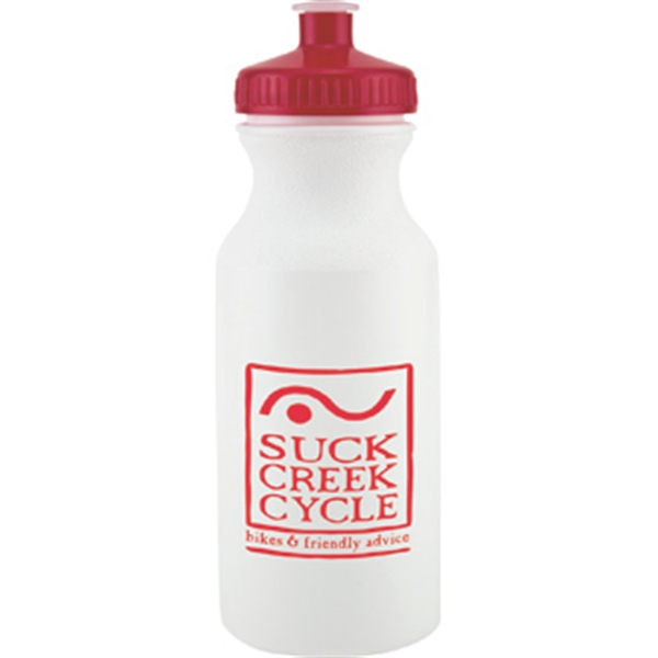 20-ounce water bottle with a lid.... from ASI 57653 Gold Bond