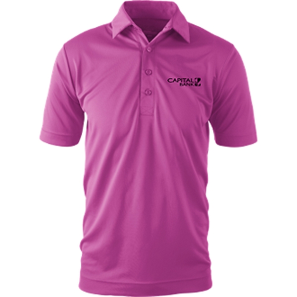 Men's polo with quick absorption and fast-drying knit fabric.... from ASI 57653 Gold Bond
