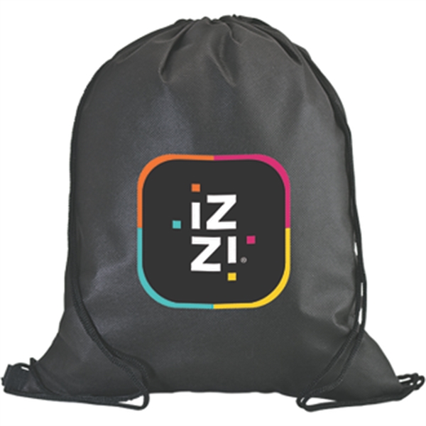 16" x 13 1/4" drawstring backpack with an assortment of colors.... from ASI 57653 Gold Bond