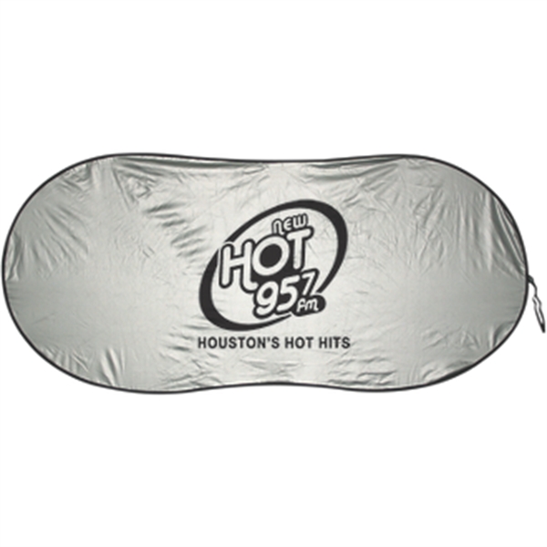 190T polyester car sun shade with a silver reflective coating.... from ASI 57653 Gold Bond