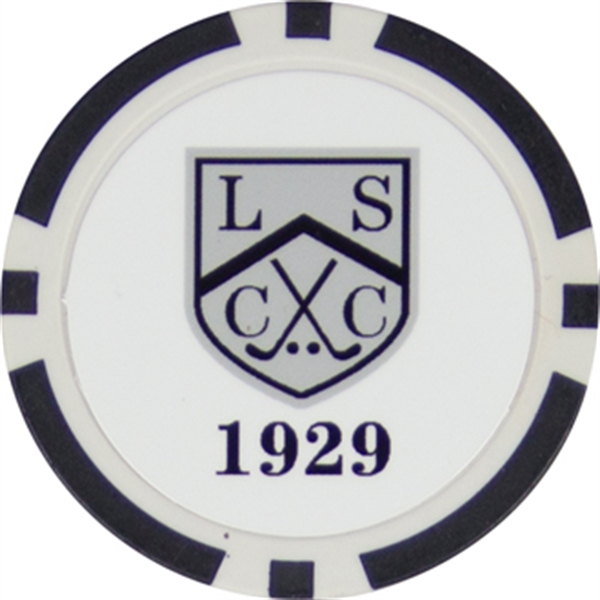 Poker chip ball marker with an assortment of colors.... from ASI 57653 Gold Bond