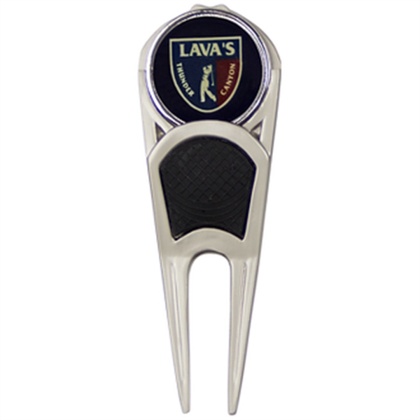 Divot tool with a clip, ball marker, and magnet.... from ASI 57653 Gold Bond