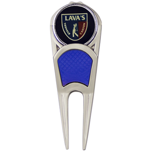 Divot tool with a clip, ball marker, and magnet.... from ASI 57653 Gold Bond