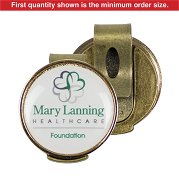 Ball marker with a clip and magnet.... from ASI 57653 Gold Bond