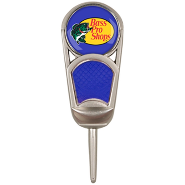 Golf ball marker with an assortment of colors.... from ASI 57653 Gold Bond