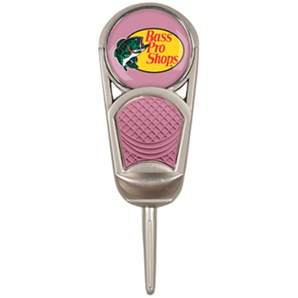 Golf ball marker with an assortment of colors.... from ASI 57653 Gold Bond