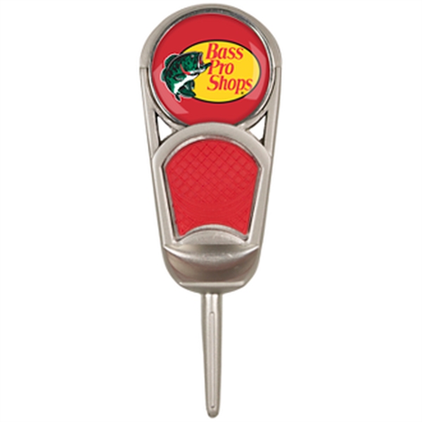 Golf ball marker with an assortment of colors.... from ASI 57653 Gold Bond