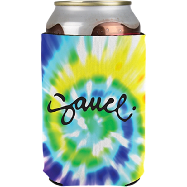 Collapsible neoprene can holder with full color printing.... from ASI 57653 Gold Bond