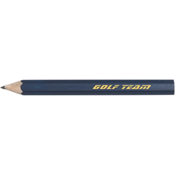 3.25" hexagonal wooden golf pencil.... from ASI 57653 Gold Bond