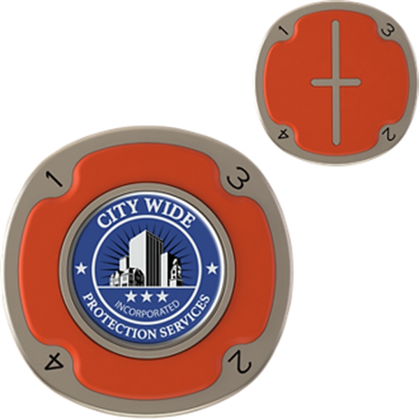 Ball marker with an assortment of colors.... from ASI 57653 Gold Bond