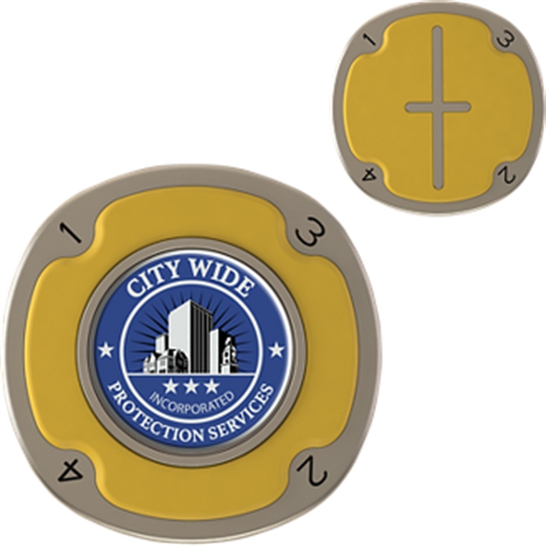 Ball marker with an assortment of colors.... from ASI 57653 Gold Bond