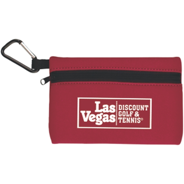 3 15/16" x 5 3/4" ditty bag with a zippered closure... from ASI 57653 Gold Bond