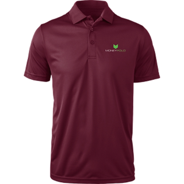 Men's polo with pill and snag resistance, UPF25+ protection, and 3-button... from ASI 57653 Gold Bond