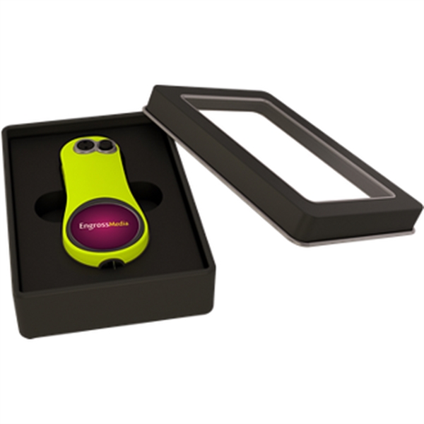 Divot tool with handles, gift box, pencil sharpener, and ball marker.... from ASI 57653 Gold Bond