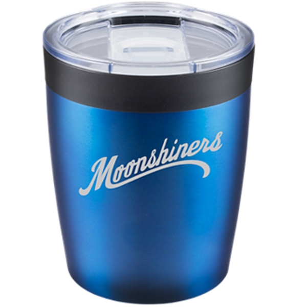 8 oz. mini tumbler with a stainless steel outer wall, interior... from ASI 57653 Gold Bond