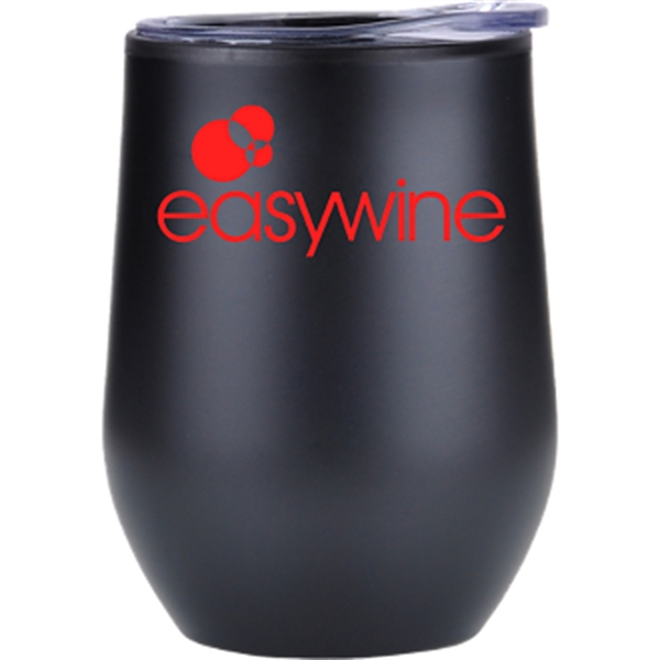 12-ounce wine tumbler with a plastic liner, lid, and pad.... from ASI 57653 Gold Bond