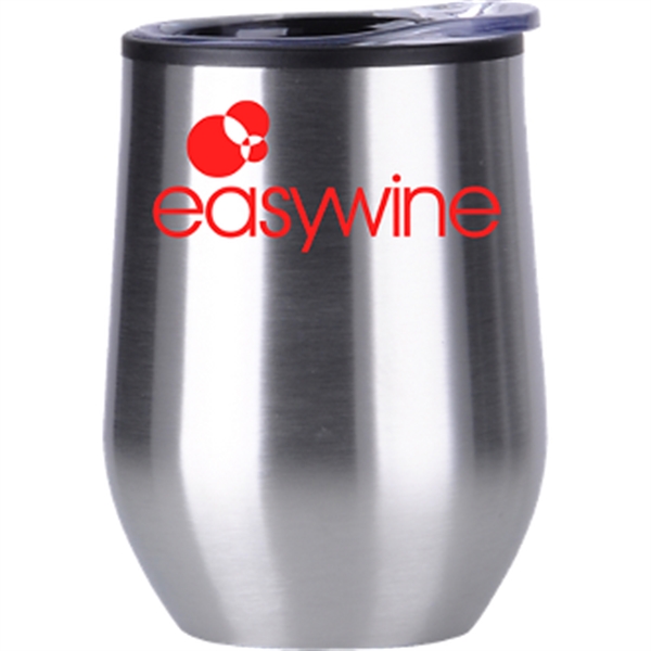 12-ounce wine tumbler with a plastic liner, lid, and pad.... from ASI 57653 Gold Bond