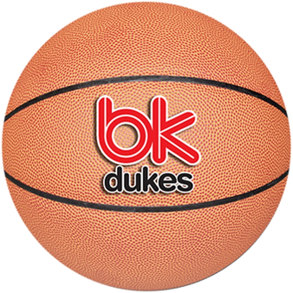 8" x 1/8" basketball shaped mouse pad with edge-to-edge sublimation printing.... from ASI 57653 Gold Bond