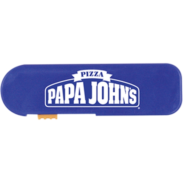 Toothpick dispenser with 12 pre-loaded toothpicks.... from ASI 57653 Gold Bond